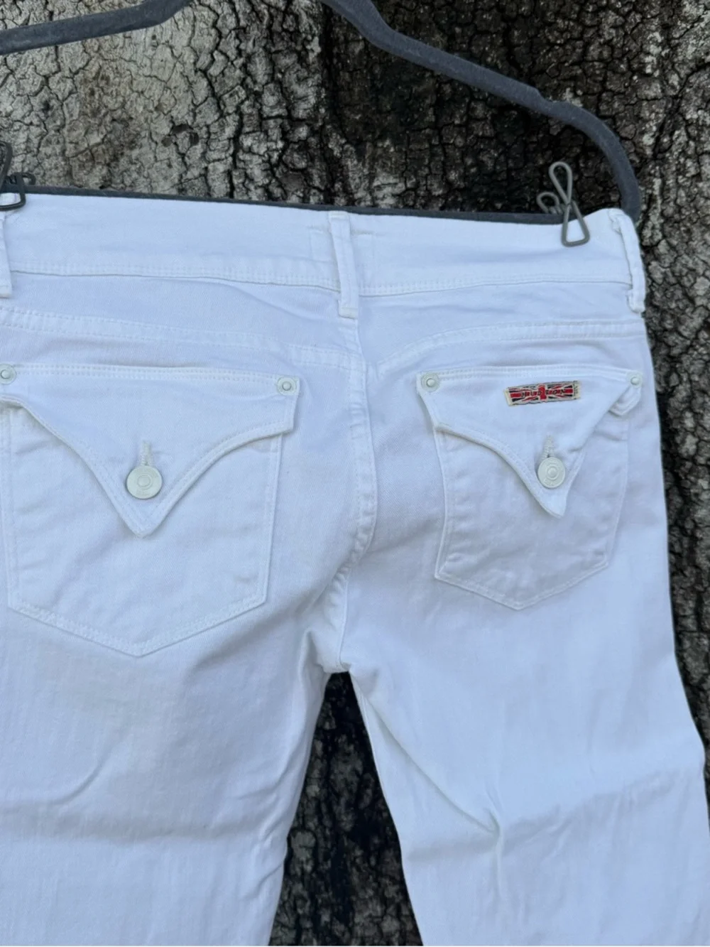 Hudson Jeans White Straight-Leg Women’s Jeans RN#107906 size 26 - Picture 3 of 10